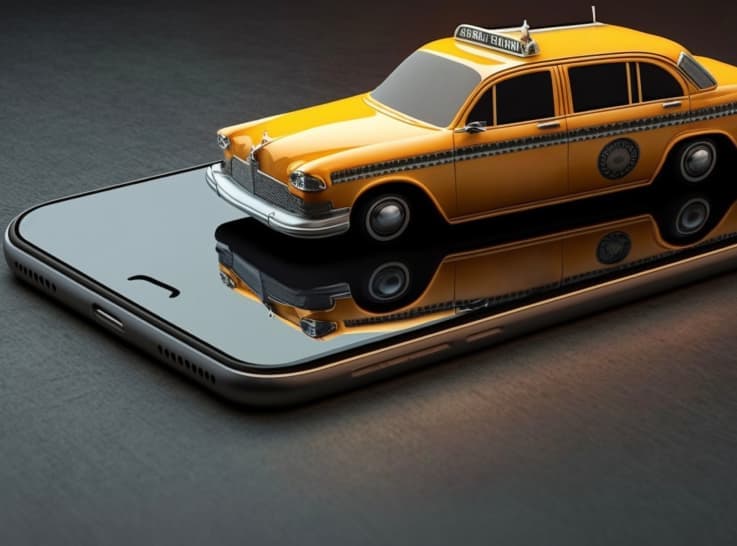 Decorative shape accent for East Homer NY Taxi and car Service section background